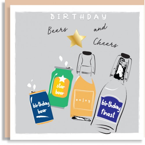 Beer Birthday Card