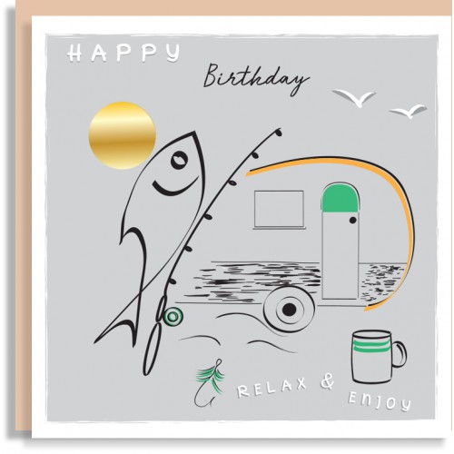 Fishing Birthday Card