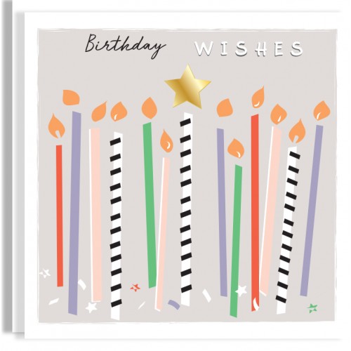 Candles 2 Birthday Card