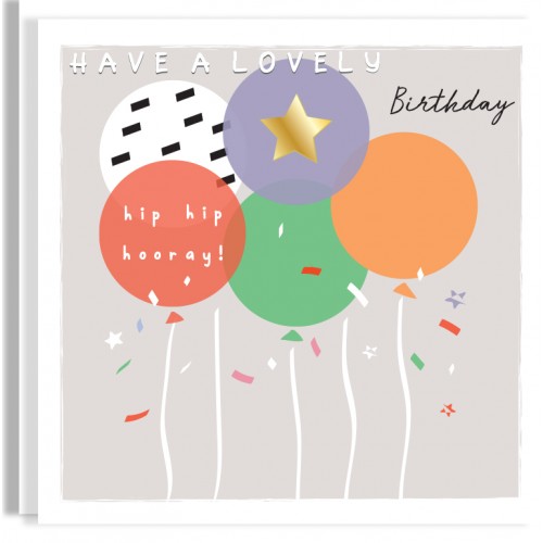 Balloons 2 Birthday Card