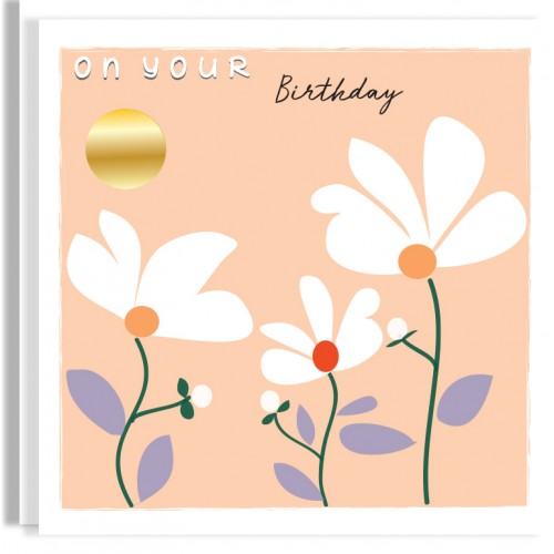 Flowers Birthday Card