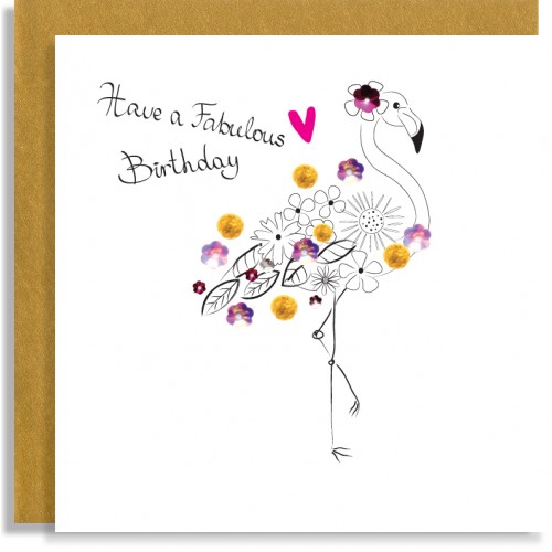 Birthday Flamingo