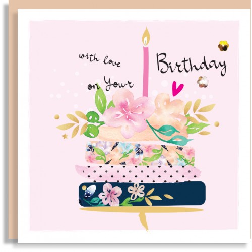 Cake 2 Birthday Card