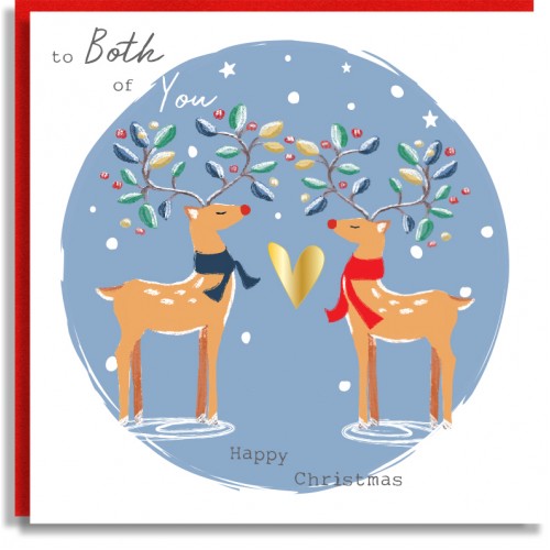 Both of You Deer Christmas Card