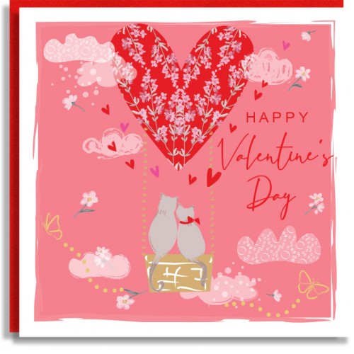 Cats Valentine Card