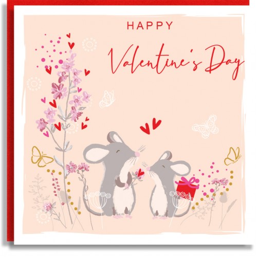 Mice Valentine Card