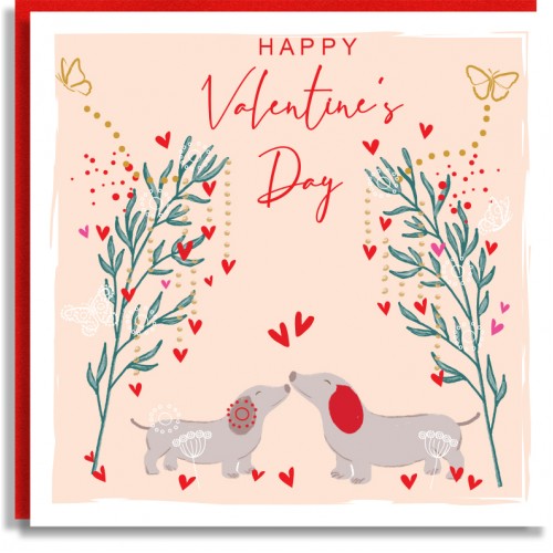 Dogs Valentine Card