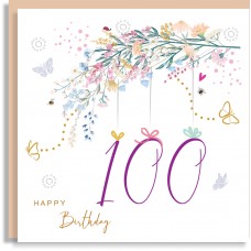 Birthday 100 Greeting Card