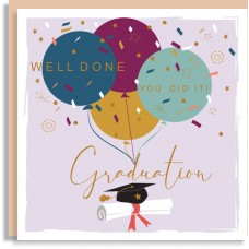 Graduation Balloons Card