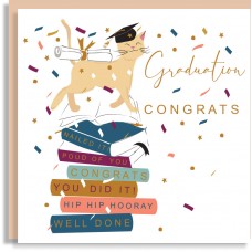 Graduation Cat Card