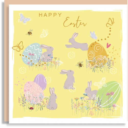 Bunnies Easter Card