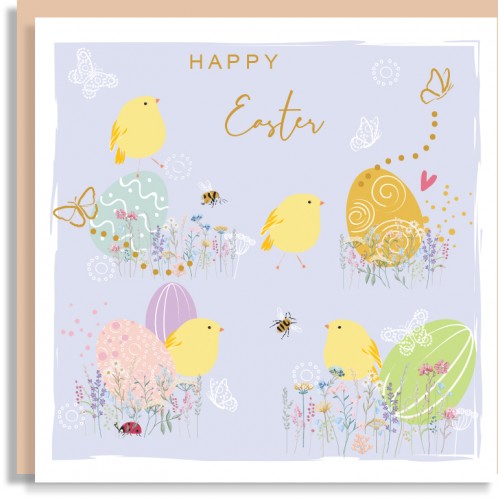 Chicks Easter Card