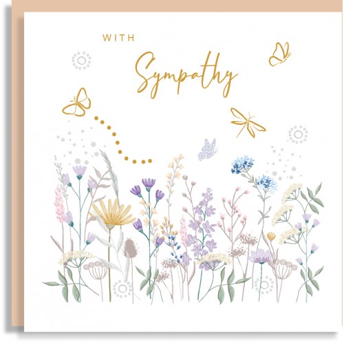 Meadow Sympathy Card