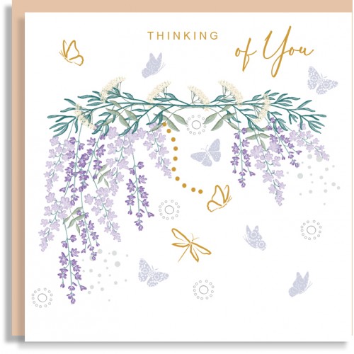 Wisteria Thinking of You Card