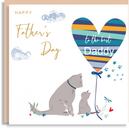 Cats Daddy Father's Day Card