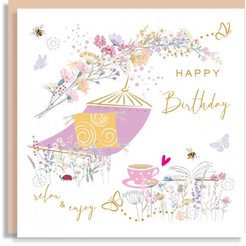 Happy Birthday Hammock Card