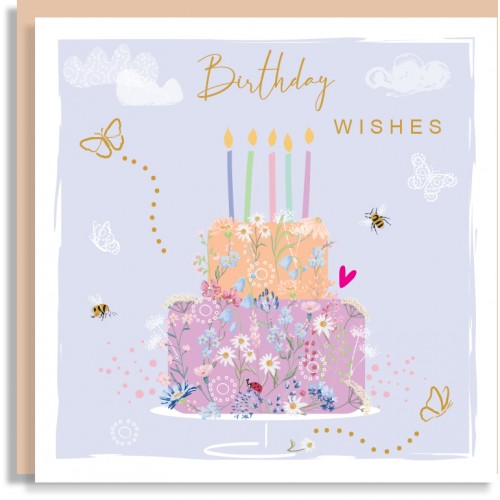 Happy Birthday Cake Card 