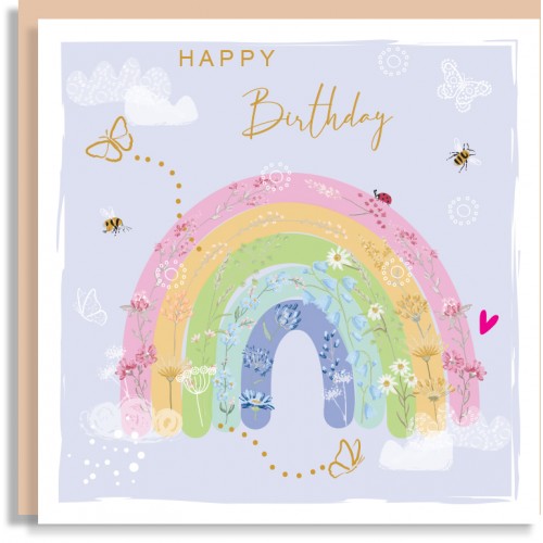 Happy Birthday Rainbow Card