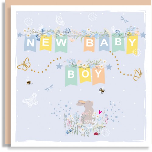 New Baby Boy Card