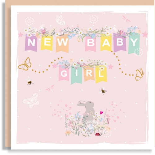 New Baby Girl Card