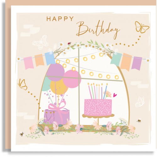 Window Birthday Card