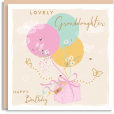 Birthday Granddaughter Greeting Card