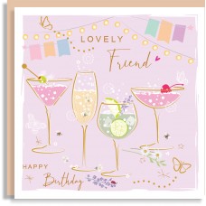 Birthday Friend 2 Greeting Card