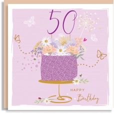 Birthday 50 Greeting Card