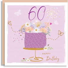 Birthday 60 Greeting Card