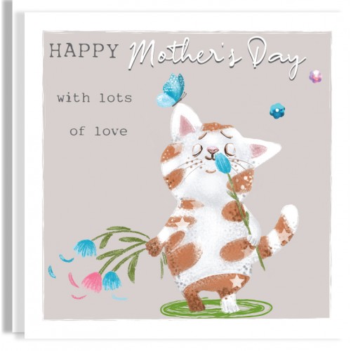 Cat Bouquet Mother's Day Card